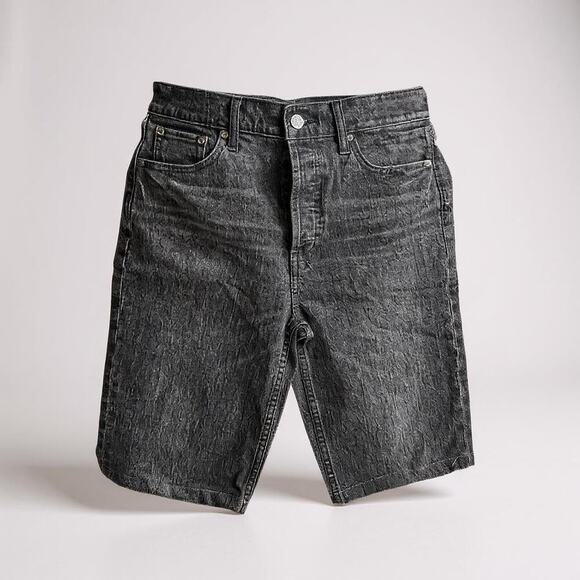 Gap Cheeky Straight High Rise Shorts - Black - Button Fly - Size 29/8 - NEW - Picture 3 of 10